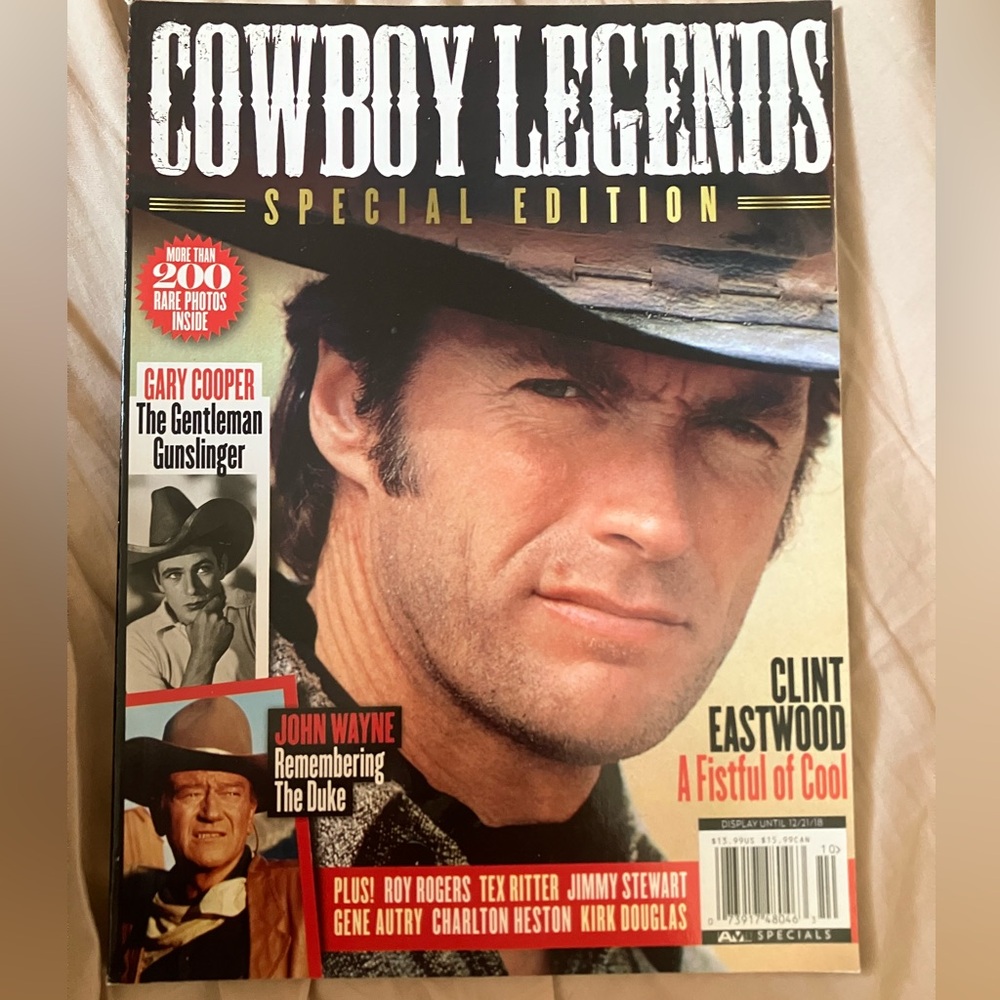 Cowboy legend’s special edition collectible issue magazine limited memorabilia